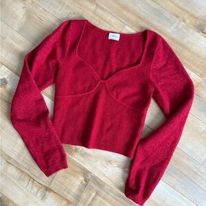 Aritzia Wilfred Greer Sweater in Red, size Large